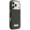 Etui Guess 4G Logo Plate MagSafe do      iPhone 17 Pro czarny
