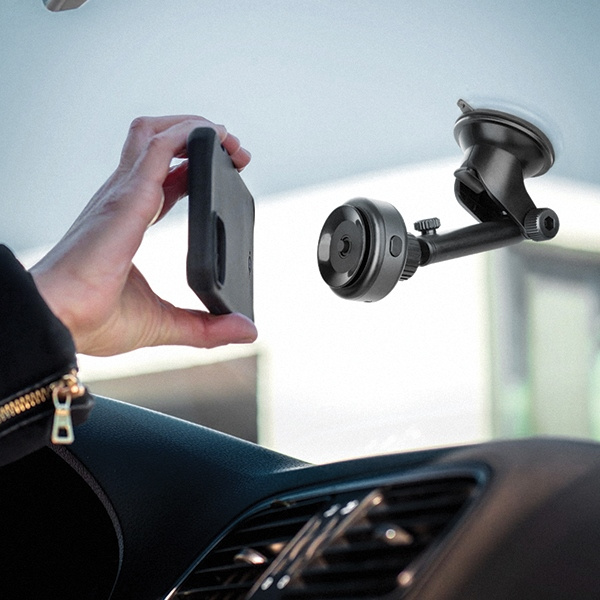 ENERGEA uniwersalny uchwyt indukcyjnyAirLock na kokpit/do kratki czarny/black