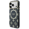 Etui Guess IML Peony Dot MagSafe do      iPhone 17 Pro Max czarny