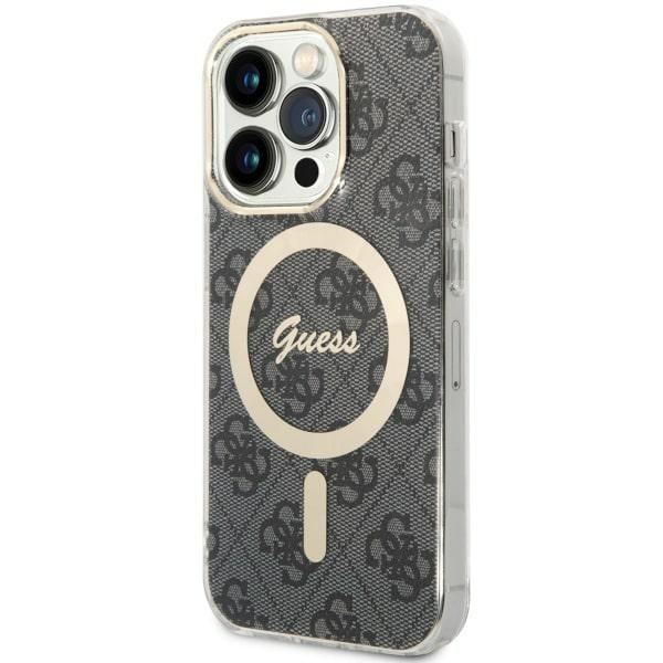 Guess GUHMP14LH4STK iPhone 14 Pro 6.1"czarny/black hardcase 4G MagSafe