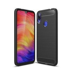 CASE ETUI CARBON LUX CZARNY XIAOMI REDMI 7
