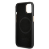 Guess GUHMP13MSAPSTK iPhone 13 / 14 / 15 6.1" czarny/black hardcase Peony Logo Plate MagSafe