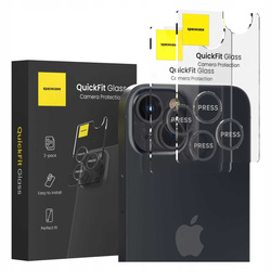Spacecase Szkło na aparat QuickFit Camera iPhone 13/13 mini black