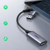 Adapter Ugreen CM489 40189 HDMI (żeński) - USB-A / USB-C (męski) - szary