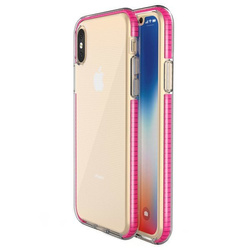 VERGE CASE ETUI ŻELOWE IPHONE X / XS RÓŻOWY