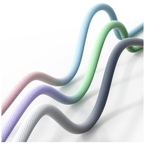 Kabel USAMS Bicolor Series SJ757 PD 30W  USB-C/Lightning 1.2m niebiesko różowy