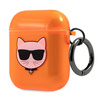 Karl Lagerfeld KLA2UCHFO AirPods 1/2cover pomarańczowy/orange Choupette