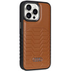 Audi Synthetic Leather MagSafe iPhone 15  Pro 6.1" brązowy/brown hardcase AU-TPUPCMIP15P-GT/D3-BN
