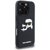 Etui Karl Lagerfeld HC 3D Rubber Double   Heads do iPhone 16 Pro Max czarny