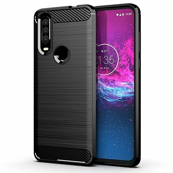 Beline Etui Carbon Huawei Y6p czarny /black