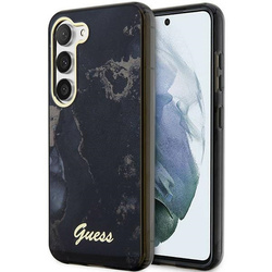 GUESS GUHCS23MHTMRSK S23+ S916 CZARNY/BLACK HARDCASE GOLDEN MARBLE COLLECTION