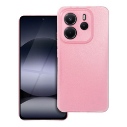 Futerał CLEAR CASE 2 mm BLINK do XIAOMI Redmi NOTE 14 4G (GLOBAL - 164,84mm x 78,15mm x 8,16mm) różowy