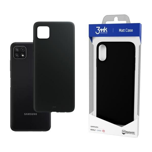3MK MATT CASE SAMSUNG GALAXY A22 5G CZARNY