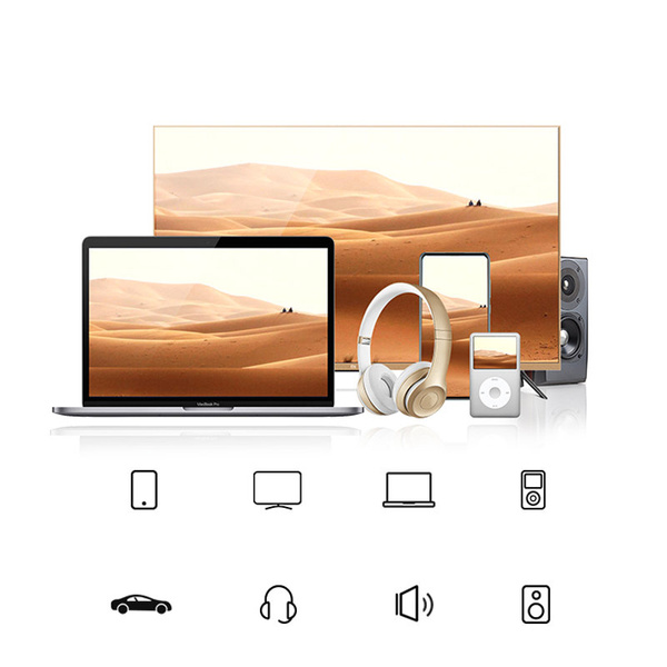 UGREEN AUDIO CABLE AUX ANGLED MINIJACK 3.5 MM 2M BLUE (AV112)