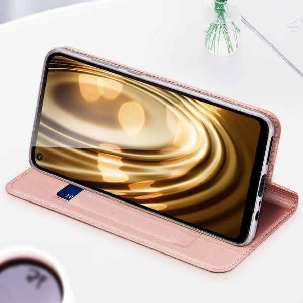 DUX DUCIS SKIN PRO BOOKCASE TYPE CASE FOR HUAWEI P40 LITE E PINK