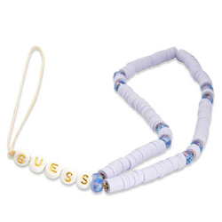 GUESS GUSTPEARU PHONE STRAP LILAK/LILAC HEISHI BEADS