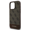 Guess GUHCP16XG4GLBR iPhone 16 Pro Max6.9" brązowy/brown hardcase 4G Bottom Stripe