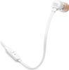 Słuchawki JBL T110 Przewodowe Jack 3.5mm Białe z mikrofonem