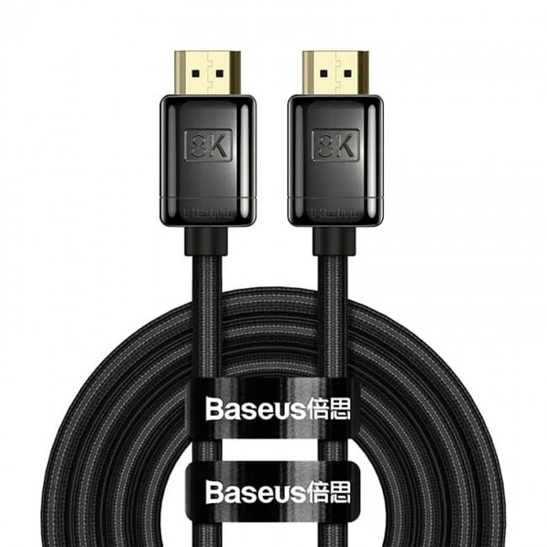 Baseus HDMI 2.1 High Definition Series, 8K 60Hz, 3D, HDR, 48Gbps, 3m