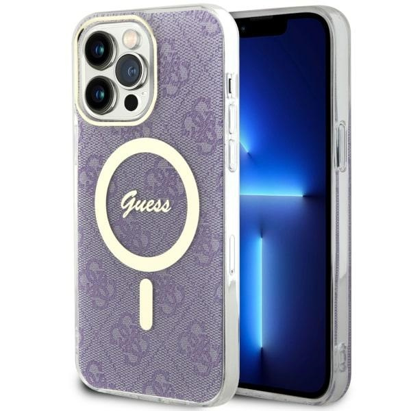 Guess GUHMP14XH4STU iPhone 14 Pro Max6.7" purpurowy/purple hardcase 4G MagSafe