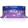 Verbatim Płyta DVD-R 4.7GB 16x AZO       srebrny/matt silver 25szt 43500