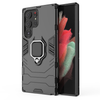 Ring Armor etui do Samsung Galaxy S23 Ultra pancerny pokrowiec uchwyt magnetyczny ring czarne