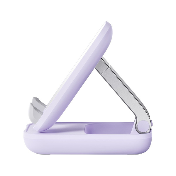 BASEUS SEASHELL SERIES ADJUSTABLE PHONE STAND WITH MIRROR - PURPLE