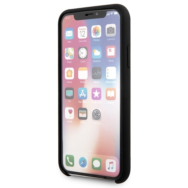 KARL LAGERFELD KLHCPXBHWHBK IPHONE X/XS HARDCASE CZARNY/BLACK GLOSSY BAUHAUS