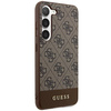 Guess GUHCS24MG4GLBR S24+ S926 brązowy/brown hardcase 4G Stripe Collection