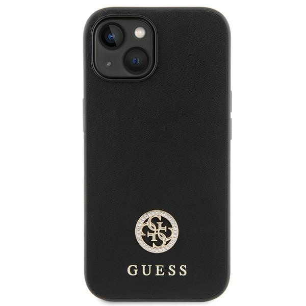 GUESS GUHCP15MPS4DGPK IPHONE 15 PLUS / 14 PLUS 6.7" CZARNY/BLACK HARDCASE STRASS METAL LOGO