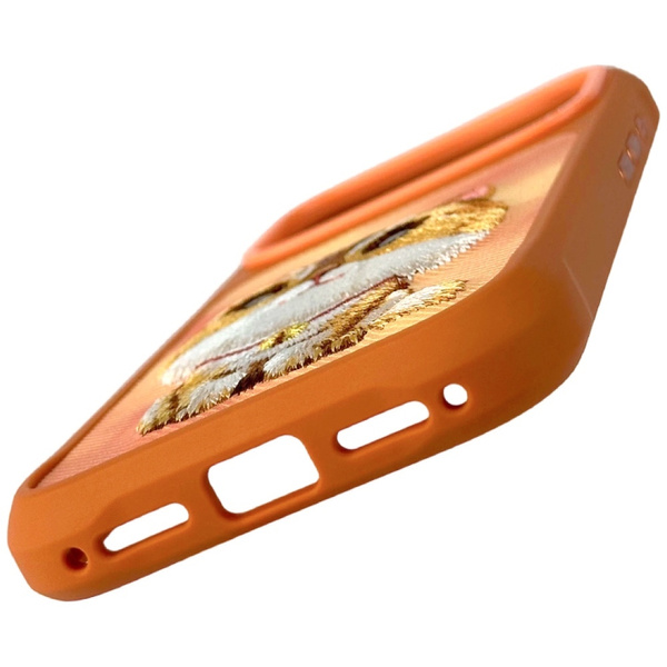 Etui Nimmy Big Eyed Pet 2.0 Cat do       iPhone 17 Pro Max pomarańczowy