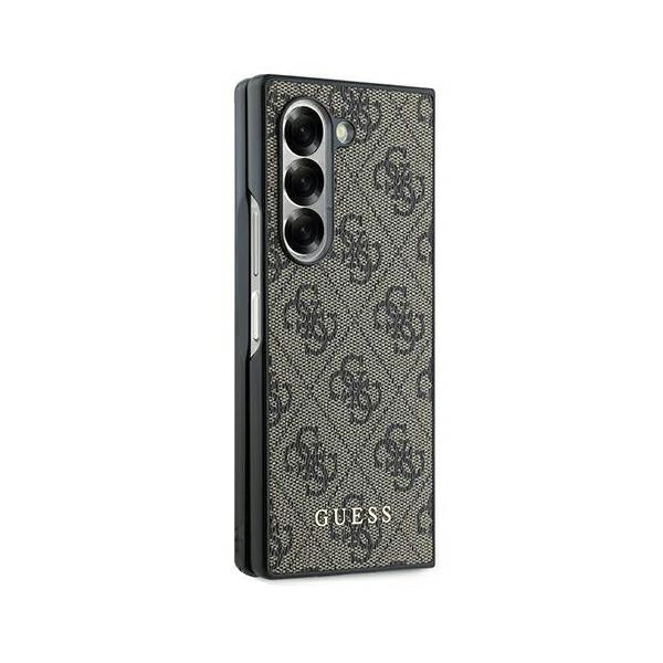 Guess GUHCZFD6GF4GBR Z Fold6 F956brązowy/brown 4G