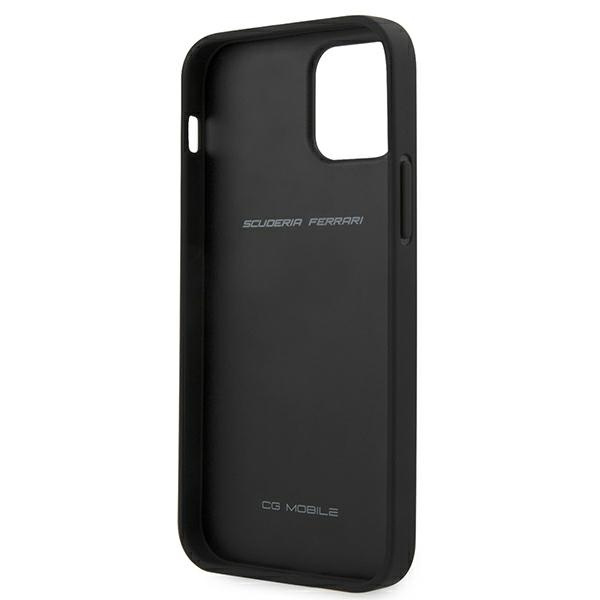 Ferrari FESAXHCP12LRE iPhone 12 Pro Max 6.7" red/red hardcase On Track Carbon Stripe