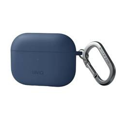 UNIQ etui Nexo AirPods Pro 2 gen + Ear Hooks Silicone (2022/2023) niebieski/caspian blue