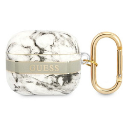 Guess GUA3HCHMAG AirPods 3 coverszary/grey Marble Strap Collection