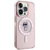 Karl Lagerfeld IML Choupette MagSafe case for iPhone 15 Pro Max - pink