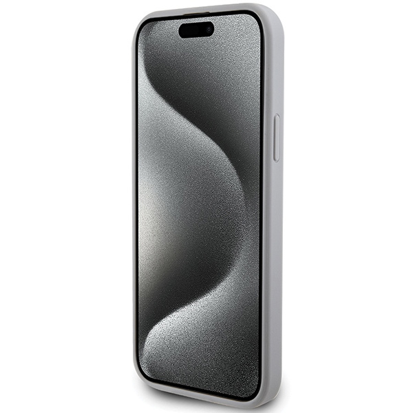 Guess GUHCP15MPS4DGPS iPhone 15 Plus / 14 Plus 6.7" srebrny/silver hardcase Strass Metal Logo