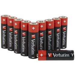 Verbatim Bateria alkaliczna AA LR6 20szt czarny 49877