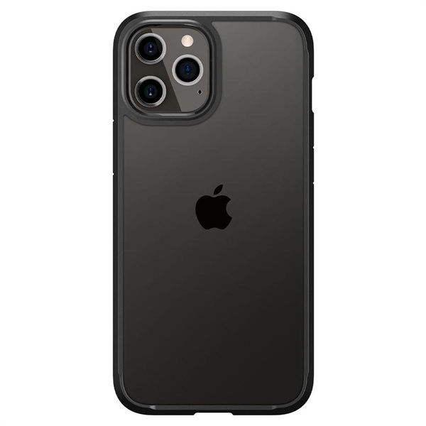 Etui Spigen Ultra Hybrid na iPhone 12 / iPhone 12 Pro - czarny mat