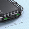 USAMS Powerbank PB60 20000mAh 22.5W 2xQC3.0+PD Fast Charge czarny/black 20KCD16801 (US-CD168)