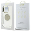 Etui Guess IML Metal Colored Circle      Classic Logo MagSafe do iPhone 16 Pro Max szary
