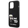 KARL LAGERFELD KLHCP13XSSKCK IPHONE 13 PRO MAX 6,7" HARDCASE CZARNY/BLACK SILICONE KARL & CHOUPETTE