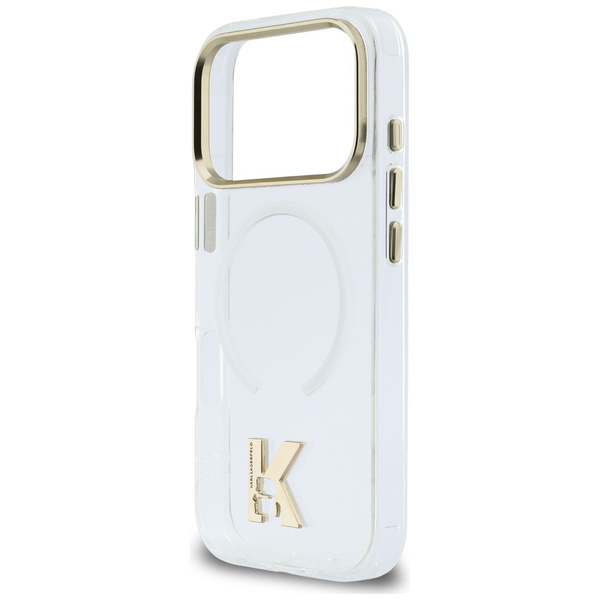 Etui Karl Lagerfeld IML K Head Logo      MagSafe do iPhone 17 Pro przezroczysty