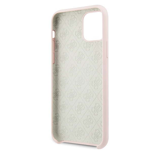 Guess GUHCN58LS4GLP iPhone 11 Prolight pink/jasnoróżowy hard case Silicone 4G Tone On Tone