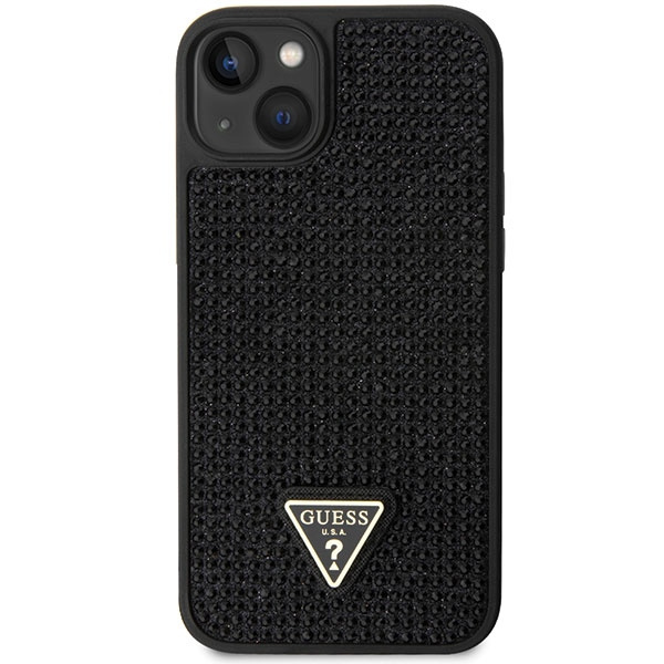 Guess GUHCP14MHDGTPK iPhone 14 Plus / 15 Plus 6.7" czarny/black hardcase Rhinestone Triangle