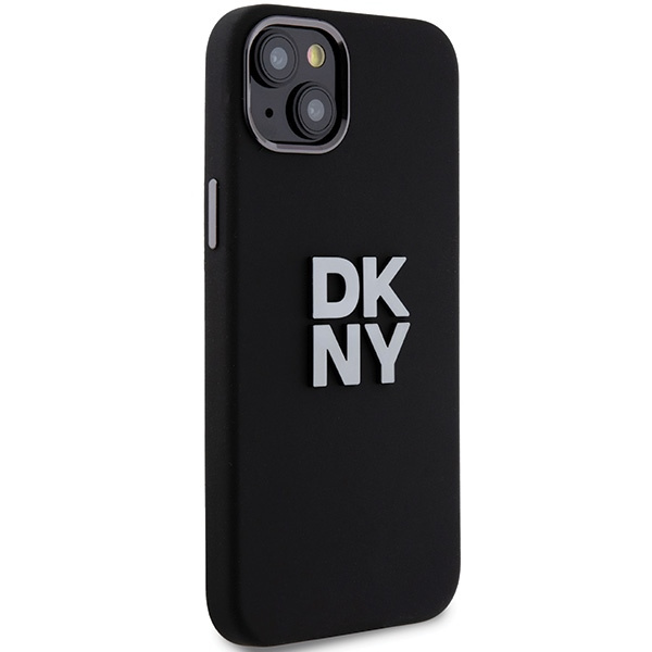 DKNY DKHCP15MSMCBSK iPhone 15 Plus / 14Plus 6.7" czarny/black hardcase Liquid Silicone Metal Logo