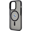 Etui BMW Signature MagSafe na iPhone 14 Pro - czarne