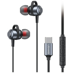 Słuchawki stereo USAMS EP-48 USB-C tarnish