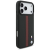 Etui BMW M Perforated Stripe Logo        MagSafe do iPhone 17 Pro Max czerwony