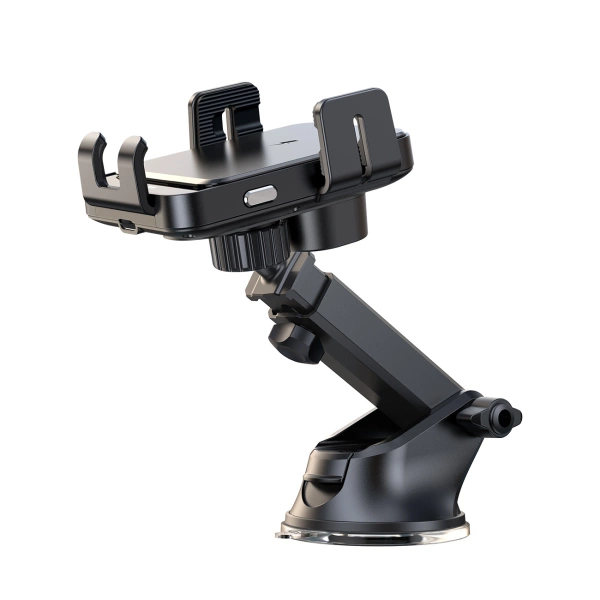 Uchwyt Joyroom JR-ZS219 elektryczny z ładowarką indukcyjną 15W na deskę rozdzielczą - czarny